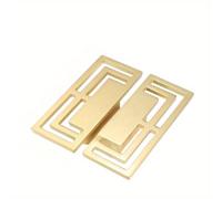 TEMU 2 Tiradores Dorados para Cajones, Mueble de TV, Elegante Manija Dorada de Cobre