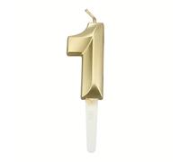 TEMU 2 velas de elegantes de la serie de números de la - Adorno decorativo para pastel de de