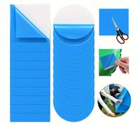 TEMU 20 parches autoadhesivos para piscinas, kit de reparación de PVC para piscinas acuáticas, parches de reparación subacuáticos para camas de agua, piscinas, botes inflables, carreras y cuadrados
