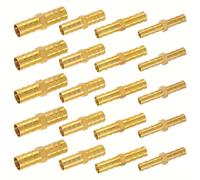 TEMU 20 Piezas de Conectores de Manguera de Latón, Adecuados para Tuberías de Aire/Agua/Combustible/Aceite - Estándares de y Americanos, , Tamaños Múltiples de 6mm, 8mm, 10mm, 12mm