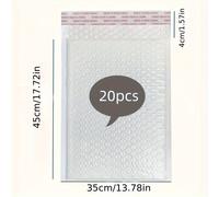 TEMU 20 Sobres Acolchados Blancos para Almacenar y Envolver Ropa y Zapatos - Autoadhesivos, Embalaje Adecuado para Joyería, Cosméticos, Libros y Prendas de Vestir - Perfectos para Envíos Rápidos y