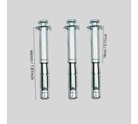 TEMU 20 tornillos de para paneles de yeso, tornillos de autoblocantes - completa, utilizados para sujetadores colgantes, cabeza redonda adecuada para paneles de yeso y ladrillo hueco