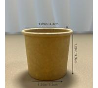 TEMU 200 vasos desechables de papel de 1 oz para muestras de alimentos, ideales para fiestas pequeñas, mini vasos desechables y vasos de prueba de bebidas, mini taza de papel