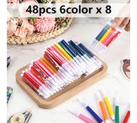 TEMU 24-144 piezas de Marcadores Mini , Flujo , Pinceles Acuarela Vibrantes, Suministros , Herramientas para Dibujar, Pintar, Colorear y Dibujar JXB