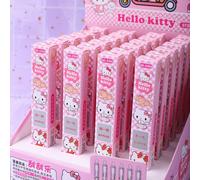 TEMU 24 bolígrafos Sanrio Hello Kitty de 0.5 mm, ciega con rasca para gatos, bolígrafos de , elegantes y valiosos, para de