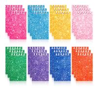 TEMU 24 Mini Blocs de Notas en con Glitter para Recuerdos de , Pequeños Cuadernos de Prisma de 3.9 X 2.4 Pulgadas, Coloridos Blocs de Notas para y como de Regalo de