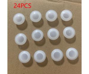 TEMU 24 Tapones de Silicona Reversibles de para Orificios de Enchufe y Ranuras para Tarjetas, Tapón para Botella, Tapón Antipolvo para Tubo de Prueba