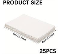 TEMU 25 Hojas de Papel de Acuarela, 300 GSM Deshilado, 4 X 6 Pulgadas, Papel Rugoso/Texturizado a , Papel Texturizado para Pintura de Acuarela, , Tarjetas, Manualidades