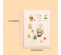 TEMU 25 hojas de papel de acuarela y de gramaje, para principiantes y profesionales, hojas tamaño A5 absorbentes para pintar, dibujar, caligrafía, , tarjetas - Ideal para artistas, y