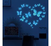 TEMU 25 pegatinas de mariposas azules que en , calcomanías de vinilo autoadhesivas impermeables removibles para , dormitorio, decoración de pared de , pared de baño, decoración del hogar