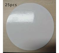 TEMU 25 Piezas de Bases Desechables para Pasteles Blancas, Base Redonda de Papel de 10 Pulgadas, Platos de Cartón Impermeable y Antiadherente para Decoración y Horneado de Pasteles Multicapa