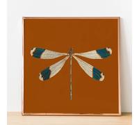 TEMU 2D , 2D , 1 pieza, de pared, Póster vintage, Impresión de insectos con , Pintura en de retro, Decoración de dormitorio, Diseño estético de , Regalo para , Regalo de inauguración de la casa, Sin