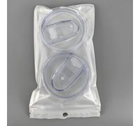 TEMU 2pcs 12oz Tapas de silicona a prueba de derrames para tazas de - Perfectas para vasos y tapas de repuesto