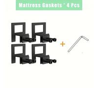 TEMU 2pcs/4pcs Almohadillas Ajustables Antideslizantes para Colchón en Estructura de Cama Metálica Spring, Sujeta Colchón para Deslizamientos, Fijador de Colchón en su ,