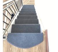 TEMU 2pcs/4pcs Tapetes para Escaleras, Antideslizantes de Color Sólido, Silenciosos, Resistentes a la Humedad, Adecuados para Escaleras de Madera y Azulejos, la Seguridad de Mayores y Mascotas