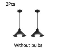 TEMU 2pcs Lámparas Colgantes E27 de Estilo Industrial Retro , para Barra de Bar de Restaurante, Pasillo de Cocina, Mesita de Noche de Dormitorio, Lámparas de Halloween y Navidad (Sin Bombillas)