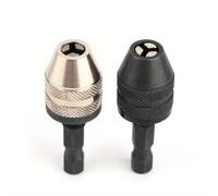 TEMU 2pcs Mini Sin Llave 0.3-3.6mm de Cambio Rápido con Vástago Hexagonal - Convertidor de de Taladro de Giro Auto- de Tres Mordazas para Cambios Fáciles de Herramientas