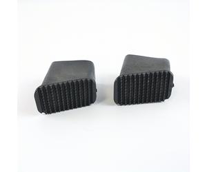 TEMU 2uds/4uds Accesorios Especiales para Escalera Plegable Cubierta Cuadrada para Pies Diámetro Interior 0.78*1.57 pulgadas Antideslizante Pie Regular 0.78x1.57 pulgadas Patas Negras Base Inclinada