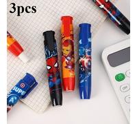TEMU 3 de -Man Push-Down, Borrador Retráctil de Dibujos Animados de Vengadores - para Familiares y para Acción de Gracias y Navidad