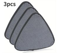 TEMU 3 paquetes de almohadillas de microfibra para mopa , paños de limpieza de poliéster tejido duradero, compatibles con sistemas de mopa para uso doméstico y en el automóvil.
