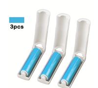 TEMU 3 Piezas de Cepillo Quitapelusas Mini Plegable, Rodillo Manual Portátil para Eliminar Pelos, Compacto y para Ropa y Lavandería
