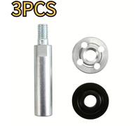 TEMU 3 piezas de varilla de conexión de extensión, con 2 adaptadores de autotestado M10 de 80 mm para amoladora tipo 100 para herramientas eléctricas