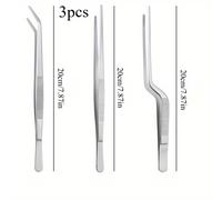 TEMU 3 pinzas de cocina, pinza para , pinza para alimentos, jefe de bar en la cocina, lengua de acero inoxidable portátil para picnic, y cocina