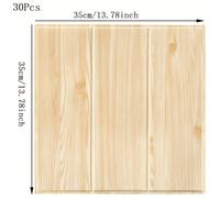 TEMU 30 piezas de Adhesivos de Pared Autoadhesivos con Diseño de de Madera Sintética para Dormitorio, , Pasillo, , Oficina, Adhesivos Decorativos de Pared, Papel Tapiz Impermeable, Papel Pintado