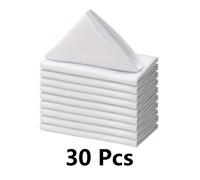 TEMU 30 Servilletas de Tela, Servilletas Cuadradas de Poliéster Lavables para Cenas, Hoteles, , Restaurantes y Fiestas (20 X 20 Pulgadas 17 X 17 Pulgadas)