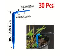 TEMU 30pcs/50pcs, de Invernadero con Microgotero 3/5 Manguera de Riego por Goteo , Dispositivo de Riego de Flores, Herramientas de Riego para Jardín y Césped, Suministros de Aspersores para Exteriores