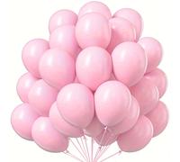 TEMU 35 globos suaves de color tipo macaron, 5 pulgadas, set en colores caramelo, ideal para fiestas, , , Navidad, aniversarios y baby showers, para todas las fiestas