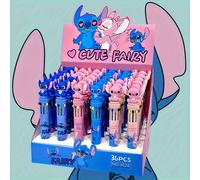 TEMU 36 Piezas de Bolígrafos Gel Disney Stitch - 10 Colores Aleatorios, Plumas Multicolor para Dibujo Animado, Punta , y Práctico, Ideal para y Oficina