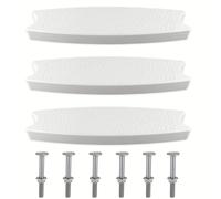 TEMU 3pcs Escaleras de Piscina, Escalera de Piscina de Plástico Resistente para Reemplazo con 6pcs Tornillos para la Mayoría de Escaleras Soterradas y Sobreterras ()