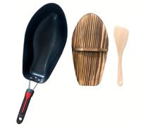 TEMU 3pcs Olla para Pescado con Conducción de Rápida, Antiadherente, Cuerpo de Pez que Se Contacta Completamente con el Cuerpo del Pescado, Ahorrando Aceite y , con y Espátula