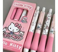 TEMU 4 Bolígrafos de Gel Adorables en Rosa y - Con Ilustraciones de Personajes, Punta de 0.5 mm, Ideales para Oficina y , Regalo para , Material Escolar | Diseño Divertido | Plástico Duradero
