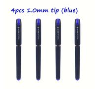 TEMU 4 Bolígrafos de Punta de Bala, Bolígrafos de 0.7/1.0 mm, , Azul y , Escritura , Sin Manchas, Ideales para , Oficina, Dibujo y Coloreado
