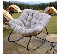 TEMU 4 Opciones de Color, Sillón Mecedora para Exterior e Interior - Relajación en Interiores y Terrazas