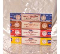 TEMU 4 Paquetes de Varillas de Incienso Indio Auténticas Hechas a - Secas/Planta para de Energía, Meditación, Regalo Ideal para Fiestas, Días de Lluvia y
