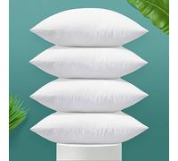 TEMU 4 piezas Cojín Cuadrado , Relleno de Cojín para Sofá de Cintura, Relleno Decorativo para Cojín de Sofá, Cama, , Dormitorio, , Dormitorio, Decoración del Hogar