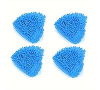 TEMU 4 Piezas de Almohadillas Triangulares para Fregona, Herramienta de Limpieza en Microfibra para Vidrios y Suelos