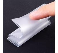 TEMU 4 piezas de fundas transparentes de PVC para tarjetas - calidad, protección antimagnética para tarjetas de crédito, tarjetas de membresía, etc. Aptas para todas las tarjetas, tarjetero