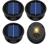 TEMU 4 Piezas de Reemplazo para Lámpara Solar con , Accesorios para Farol Solar (Tamaño : 2.75 Pulgadas, Tamaño Inferior: 2.35 Pulgadas, Aproximadamente 6 cm), Kit de Panel LED para Uso Exterior