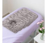 TEMU 4 piezas de toallas especiales para masajes en salones de belleza, fundas para almohadas con orificios respiratorios faciales, mantas para camas de SPA reutilizables y duraderas