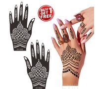 TEMU 4 Piezas Pack EYIR Plantillas de Tatuajes Temporales Reutilizables Autoadhesivas - Sellos Manuales DIY Ideales para , Fiestas, de Uñas, Tatuajes Temporales para & (Compra 1 y Llévate 1 )