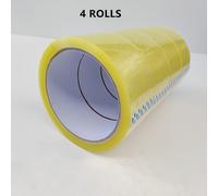 TEMU 4 Rollos de Cinta de Embalaje de , 1.65 Pulgadas (An) X 1575 Pulgadas (L), Grosor de Película de 2.0 Mil, Inodoro, Cinta de , Cinta de Oficina, Cinta Adhesiva, Recambio para Embalaje y Envío