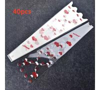 TEMU /40 piezas Bolsas de Empaque Transparentes de OPP para Rosas Individuales, Tulipanes, Claveles y - Ideales para Empaques de Flores