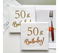 TEMU 40 unidades de servilletas desechables de capa de de madera local con patrones de números de lámina dorada y , 50 diseños (6.5*6.5 pulgadas), ideales para fiestas de y reuniones