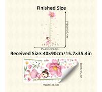 TEMU 40x90cm Adhesivos de Pared Rosa Lindo para , Decoración de Pared Semimate, Pegatina de PVC Removible para Todas , Dormitorios, Salas, Salas de Juegos, Decoración del Hogar