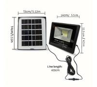 TEMU 44LED Ajustable con Sensor, Luz Solar para Exteriores, Aplique de Pared IP67 Impermeable, Luz LED de Proyección, Luz Solar de a para Patios, Jardines, Pérgolas, Cobertizos, Graneros, Garajes