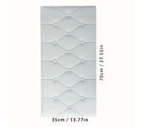 TEMU 5/10 piezas 70 cm x 35 cm/27.55 pulgadas x 13.77 pulgadas 5 mm Dormitorio Cabecero Adhesivo de pared Material Xpe 3D Anticolisión Impermeable Papel tapiz autoadhesivo Empaque de